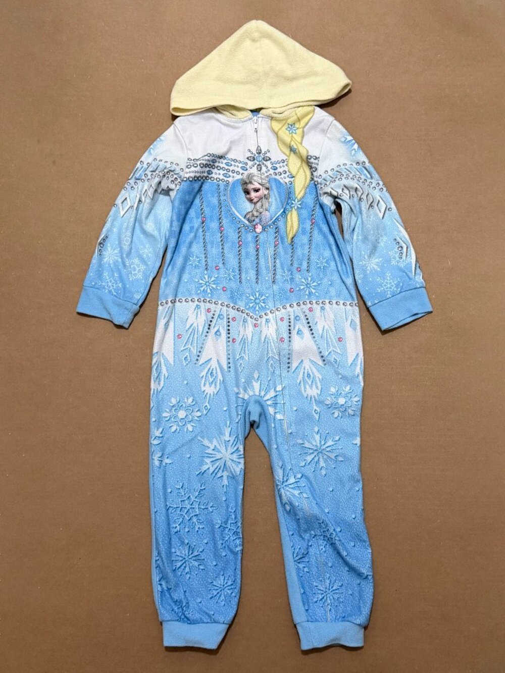 Disney Frozen Hooded Fleece Onesie